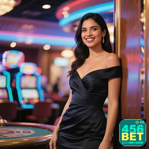 Jogador com celular acessando jogos de cassino em ambiente moderno