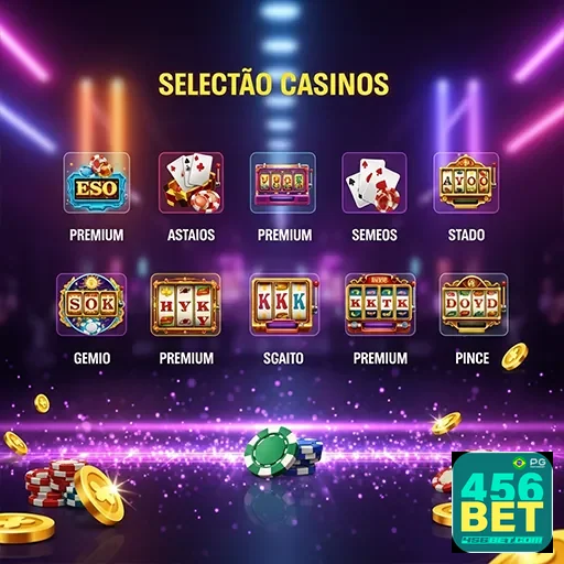 Imagem de jogos de cassino no site 456bet, destaque para variedade de apostas e entretenimento online.